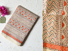 Pushparam . पुष्पारम | Kantha Tussar Silk Stole