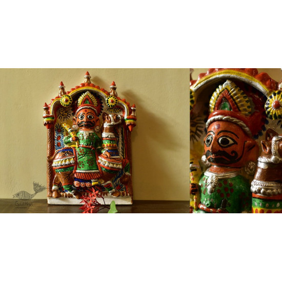 Mitti ki murti - handmade Molela terracotta god goddess idols - 