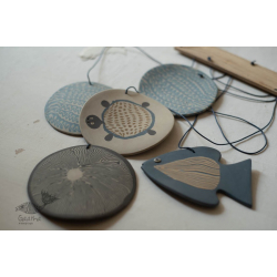 Ceramic . Hangings |  Handmade Ceramic Chimes - A