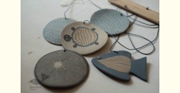 Ceramic . Hangings |  Handmade Ceramic Chimes - A