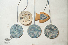 Ceramic . Hangings |  Handmade Ceramic Chimes - B