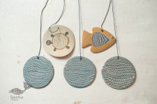 Ceramic . Hangings |  Handmade Ceramic Chimes - B