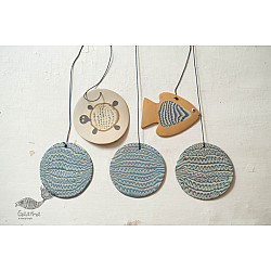 Ceramic . Hangings |  Handmade Ceramic Chimes - B