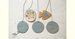 Ceramic . Hangings |  Handmade Ceramic Chimes - B