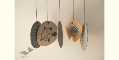 Ceramic . Hangings |  Handmade Ceramic Chimes - B