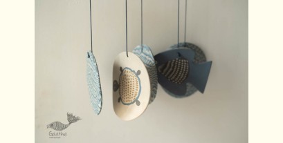 Ceramic . Hangings |  Handmade Ceramic Chimes - C