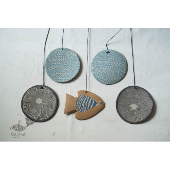 Handmade Ceramic Chimes - Hangings