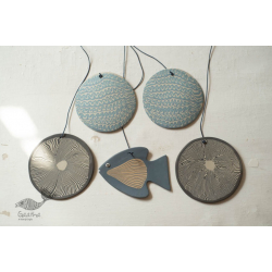 Ceramic . Hangings |  Handmade Ceramic Chimes - E