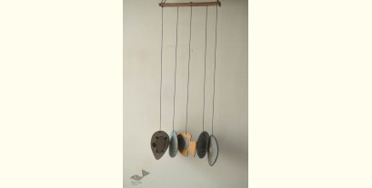 Ceramic . Hangings |  Handmade Ceramic Chimes - F