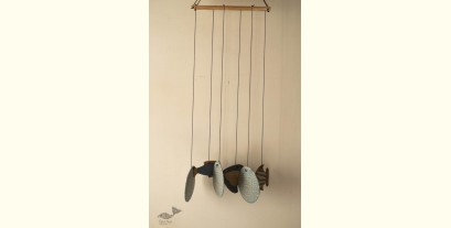 Ceramic . Hangings |  Handmade Ceramic Chimes - Fishes