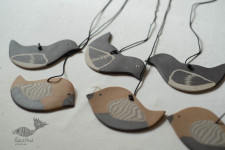 Ceramic . Hangings |  Handmade Ceramic Chimes - Birds