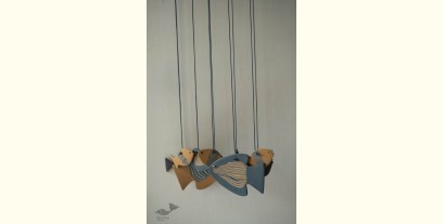 Ceramic . Hangings |  Handmade Ceramic Chimes - Bunch of Fishes