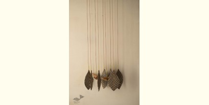 Ceramic . Hangings |  Handmade Ceramic Chimes - Leaves & Birds