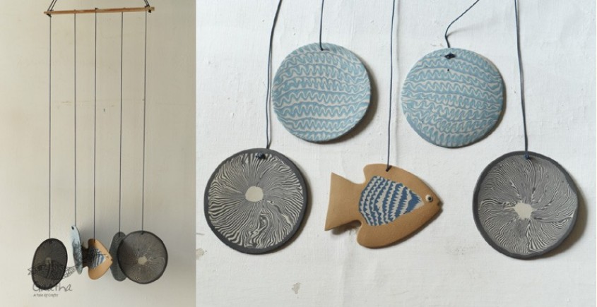 Handmade Ceramic Chimes - Hangings