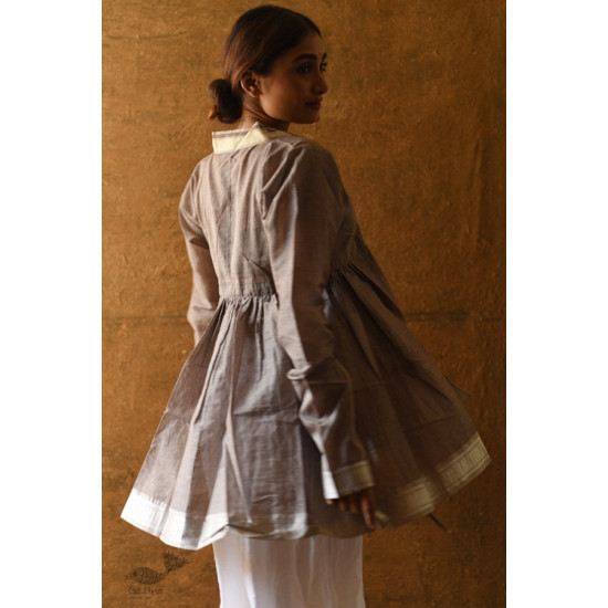 shop Handloom Cotton - Stitched Plain Kediyu