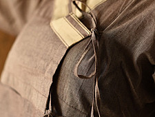 Raas | Handloom Cotton - Stitched Plain Kediyu ~ Grey