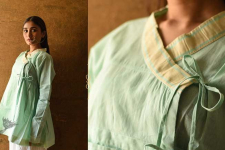 Raas | Unisex Kediyu - Handloom Cotton ~ Sky Blue