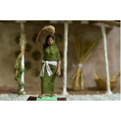 Gudiyawala . गुड़ियावाला | Clay Dolls ~ Lady Farmer