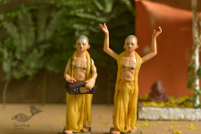 Gudiyawala . गुड़ियावाला | Clay Dolls (Set of Two) ~ Hare Ram