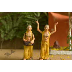 Gudiyawala . गुड़ियावाला | Clay Dolls (Set of Two) ~ Hare Ram