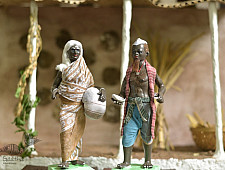 Gudiyawala . गुड़ियावाला | Clay Dolls (Set of Two) ~ Abdul : Ameena