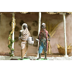 Gudiyawala . गुड़ियावाला | Clay Dolls (Set of Two) ~ Abdul : Ameena