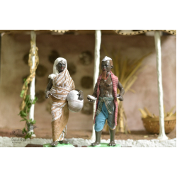 Gudiyawala . गुड़ियावाला | Clay Dolls (Set of Two) ~ Abdul : Ameena