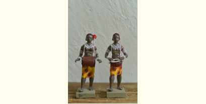 Gudiyawala . गुड़ियावाला | Clay Dolls (Set of Two) ~ Tau. Teboho