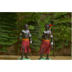 Gudiyawala . गुड़ियावाला | Clay Dolls (Set of Two) ~ Jomo .  Juma