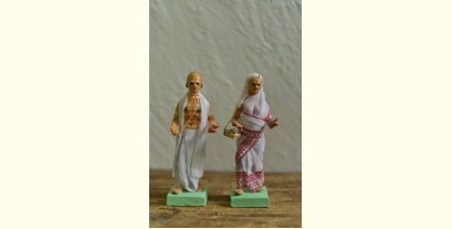 Gudiyawala . गुड़ियावाला | Clay Dolls (Set of Two) ~ 7