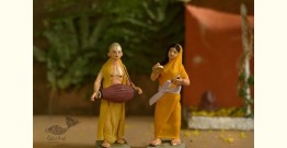 Gudiyawala . गुड़ियावाला | Clay Dolls (Set of Two) ~ Hare Krishna