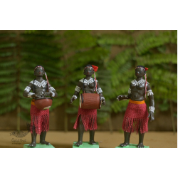 Gudiyawala . गुड़ियावाला | Clay Dolls (Set of Three) ~ Jomo . Juma . Mosi