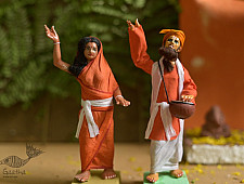 Gudiyawala . गुड़ियावाला | Clay Dolls (Set of Two) ~ 17