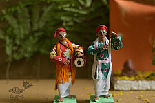 Gudiyawala . गुड़ियावाला | Clay Dolls (Set of Two) ~ Mandali