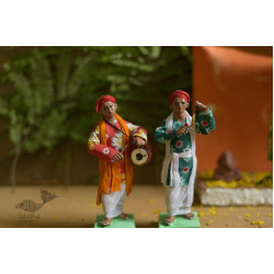 Gudiyawala . गुड़ियावाला | Clay Dolls (Set of Two) ~ Mandali