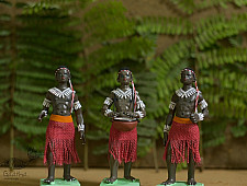 Gudiyawala . गुड़ियावाला | Clay Dolls (Set of Three) ~ 21