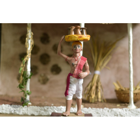 Handmade Clay Doll - 