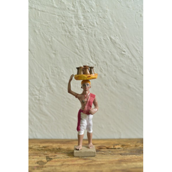 Handmade Clay Doll - 