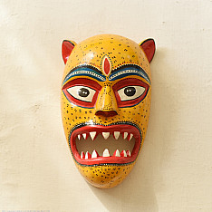 Handmade Wooden Mask ~ Asura