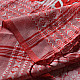 Shop Red Ajrakh Patchwork ~ Cream Cotton Saree