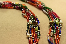 FolkLove | Handmade Tribal Necklace / Embroidered Patch Necklace 