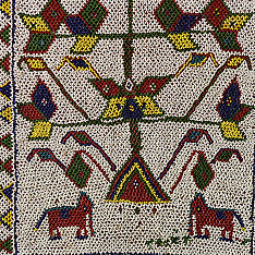 Prachin . प्राचीन | Handmade Bead Work ~ Antique Wall Hanging - Chakda