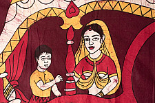 Batik Painting ~ A Cart