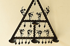Ahou | Wrought Iron ~ Musical Dance Lamp Holder