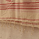 shop Handloom Soft Cotton Jamdani Stole - Bird Motif