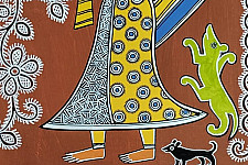 Mandana Art - Painting  - Pnihari