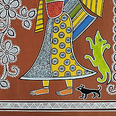 Mandana Art - Painting  - Pnihari