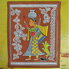 Mandana Art - Painting  - Pnihari