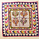 Gujrat Bead Work - Old & Antique Wall Hanging - Flower Pot Motif