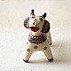 shop Madhubani Hand Painted Paper Mache ~ Nandi / Cow